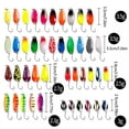 thumbnail image 2 of 12PCS Trout Spoon Lure Set Metal Bait 2.5g 3g 4.5g 5g mixed Colors Freshwater Fishing Tackle With Tackle Box For Trout, Char And Perch, 2 of 6