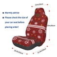 thumbnail image 3 of Pofeuu Merry Christmas Print Automotive Car Seat Covers Flat Cloth Full Set Seat Covers,Car Seat Covers front seats for Cars Trucks and SUVs, 3 of 5