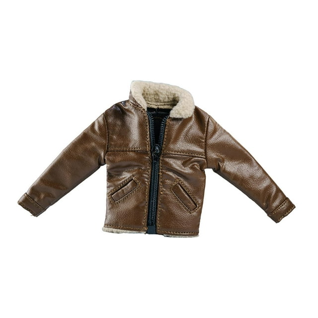 BELOVING 1/12 Scale Jacket Pretend Play Toy Action Figures Coat Play House Decorative Brown