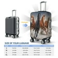thumbnail image 4 of Lsque Running Horses Printed Luggage Cover, Travel Luggage Protector,Scratch and Dirt Resistant, Fits 18-32 Inch Luggage-X-Large, 4 of 7