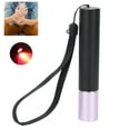 thumbnail image 4 of Lámpara De Mano De Luz Roja, Dispositivo De Terapia De Luz Roja Aplicación Amplia Alivio Del Dolor De Acero Inoxidable Con Cable USB Para El Hogar Para Viajes ANGGREK Otros, 4 of 8
