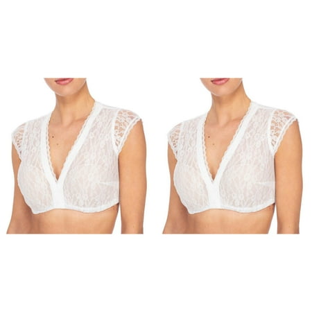 (2-Pack) 2025 Women 1Pc Underwire Satin Chemise for Women Plus Size Lace Vest Women s Elegant Bodysuit for Women Snap Crotch Blouse B