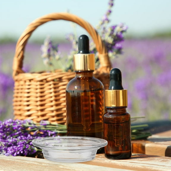 Raindrops 4PCS Glass Dishes for Wax Melter Fragrance Warmer Oil Warmer Candle Warmer Suitable for Home Use