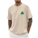 thumbnail image 1 of Camiseta de Culturismo de los Hombres, Hombros Que Caen Impresión Motion Graphic Top para Deporte Y Desgaste Casual, Stretch Fitness Tee, Uso de Cuatro Estaciones, 1 of 1
