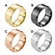 thumbnail image 3 of Qarigey Anillo de superficie mate a la moda para hombre, anillos de decoración, joyería, regalo portátil, accesorio de vestir para boda, fiesta de Ropa, zapatos y accesorios Miscelánea Negro Qarigey AP014927-02, 3 of 6