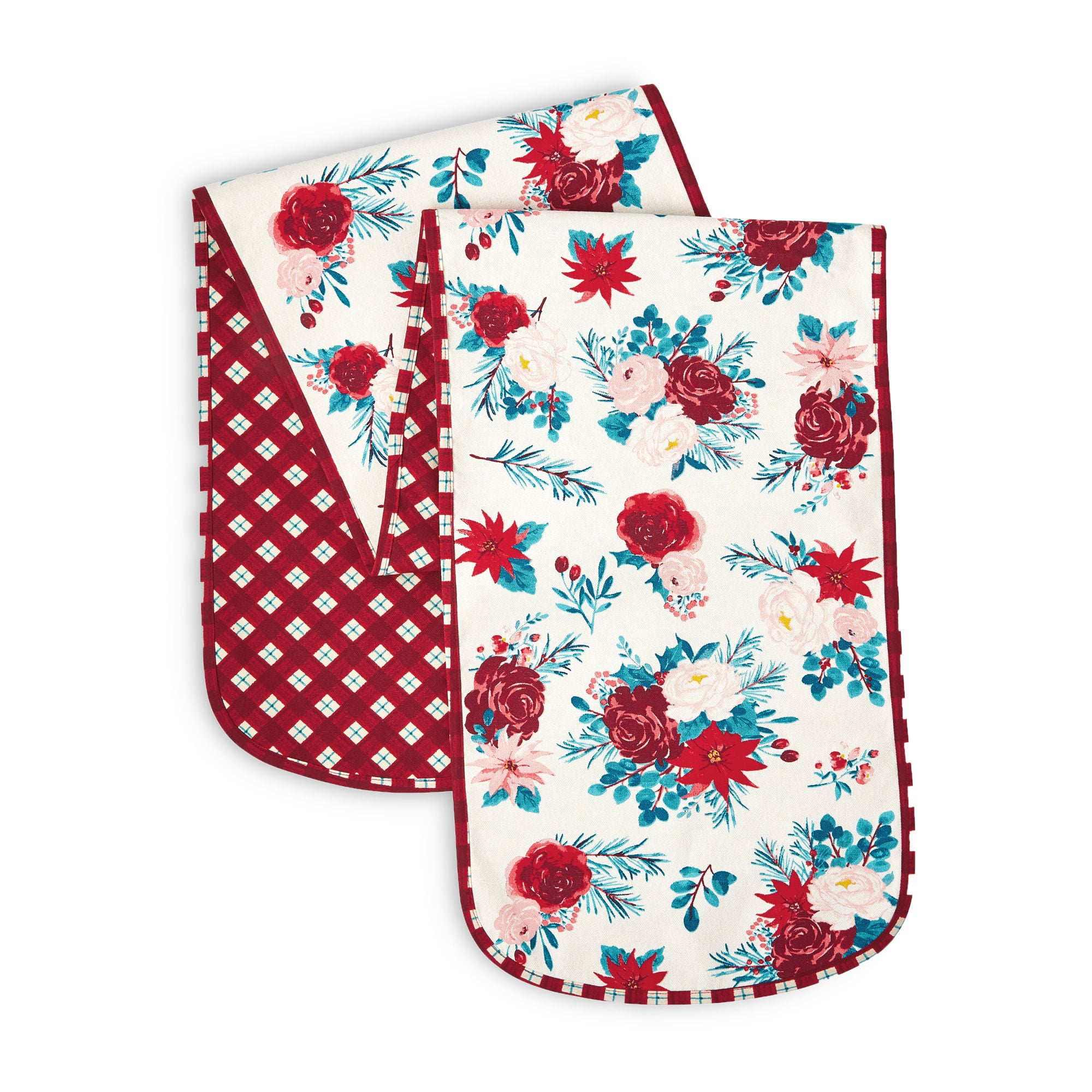 The Pioneer Woman Wishful Winter Fabric Table Runner, Multicolor, 14