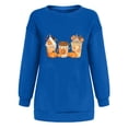 thumbnail image 7 of YABCSAZ Women's Oversized Pullover Long Sleeves Graphic Fleece Sweatshirts Casual Loose fit Winter Warm Basic Pullover Crewneck Sweatshirt Tops without Pockets, 7 of 7