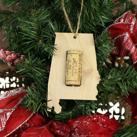Alabama Wine Cork Holder Ornaments