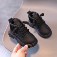 thumbnail image 6 of CAICJ98 Boys Girls Boots Waterproof Combat Boots Comfort Work Ankle Boot Lace Up Side Zipper Boys' Girls' Hiking Boots (Toddler/Little Kid),10.5, 6 of 6