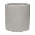 thumbnail image 2 of Ecobo 19.7 inches Eco-Friendly Round Pot Planter Poa Indoor/Outdoor use, Durable, Versatile & Lightweight, Designed by Brazilian Artisans, Contemporary All-Weather Design –White, 2 of 7