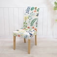 thumbnail image 3 of KBOOK Floral Print Dinner Chair Slipcover Cover for Dining Chair (Pack of 4), 3 of 7