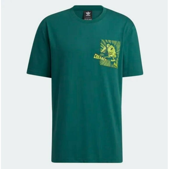 Adidas x Pixar HD9074 CRRAACK Manga Tee Shirt Green ( S )