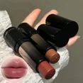 thumbnail image 2 of Jelly Mirror Water Lipstick Crystal Tea Russet Lip Glaze Tint Moisturizing Low Saturation Black Tube Brown Solid Lipgloss Makeup, 2 of 5