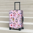 thumbnail image 6 of Logiee Christmas Unicorns Print Travel Luggage Cover,Suitcase Protector, Washable Elastic Suitcase Baggage Cover,Closure for Wheeled Suitcase Fit 18-32 Inch Luggage-Small, 6 of 7
