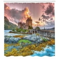 thumbnail image 3 of Ambesonne Scenery Shower Curtain, Cartoon Dream Castle, 69"Wx84"L, Multicolor, 3 of 3