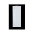 thumbnail image 2 of Meyda Tiffany 107886 5.5" W Half Cylinder Fused Glass Wall Sconce - White, 2 of 5