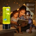 thumbnail image 3 of LED Jellyfish Lava Lamp with Remote, USB Powered Aquarium Sensory Night Light, 17 RGB Colors for Living Room, Bedroom, Kids Room Decor, 3 of 7