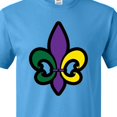 thumbnail image 4 of Inktastic Fleur De Lis Mardi Gras Holiday T-Shirt, 4 of 5