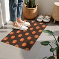 thumbnail image 4 of Brown Halloween Pumpkin Faces Door Rugs,Washable Non Slip Door Mats Indoor,Decorative Door Mats,Entry Mat Indoor for Entrance,Bedroom,Kitchen,Bathroom,16"x24", 4 of 6