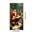 thumbnail image 3 of Christmas Patterned Door Decor With Elastic Fabric Fit, Seasonal Hanging Banner For Home, Office, And Party Entryway Holiday Ambiance, 3 of 6