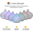 thumbnail image 4 of Wood Grain Aromatherapy Diffuser  550ml Ultrasonic Humidifier  Remote Control & 6 Luxury Oils  Silent Operation for Relaxation & Sleep, 4 of 5