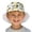Light Gray, variant on Lightweight Wide Brim Reversible Printed Fishing Sun Cap For Boys Girls Ages 1-6