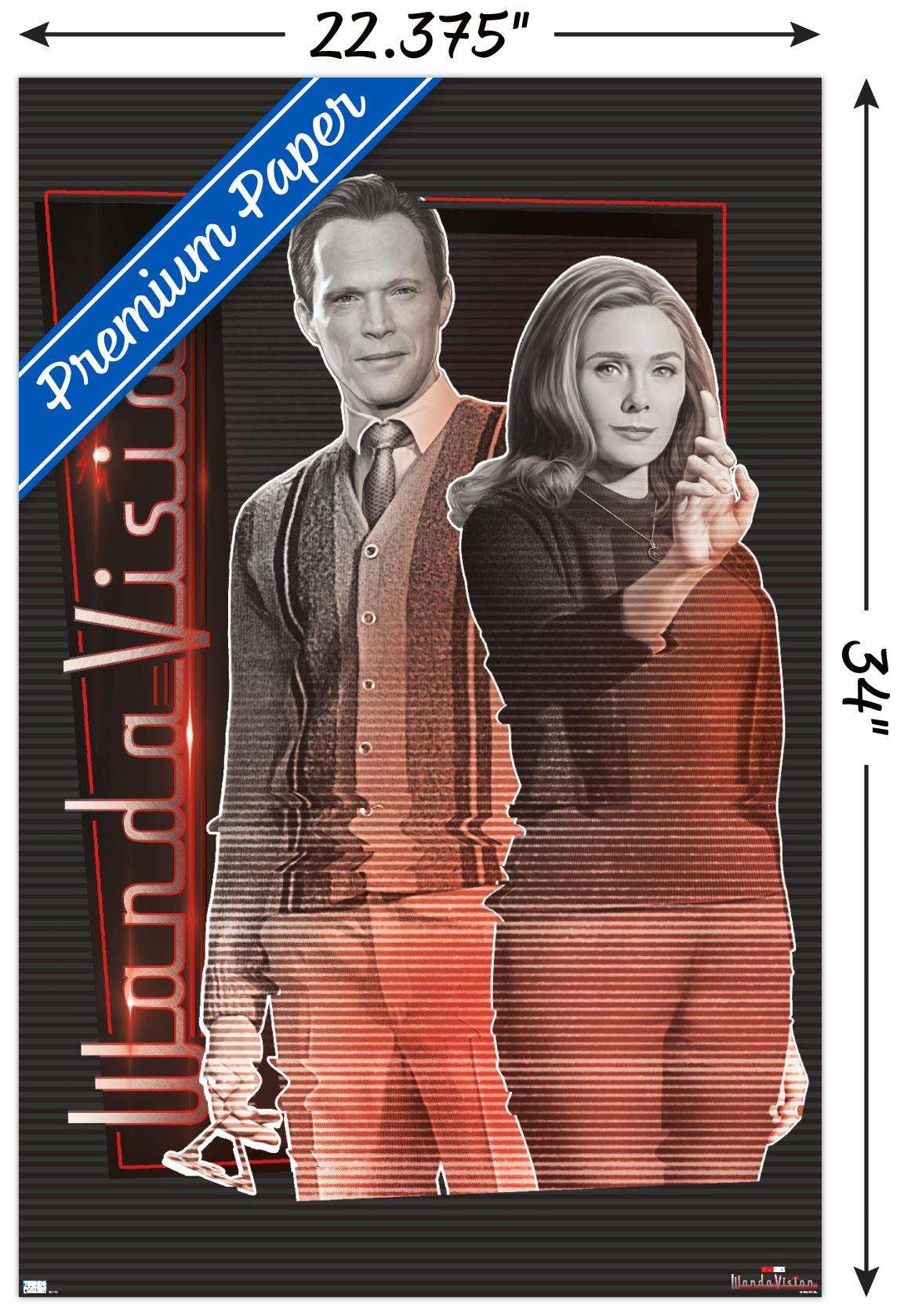 Marvel WandaVision - Together Wall Poster, 22.375" x 34"