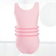 thumbnail image 4 of CYRBOKO Girls Gymnastics Leotards 2025, Sleeveless Performance Stretchy Training Ballerina Dancewear Pink Size 10-12 T, 4 of 9