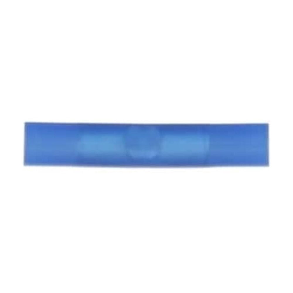 Butt Splice Wire Connector, 14 AWG Max, Blue, Nylon Insulation, 600 V, 100 PK BSN14-C