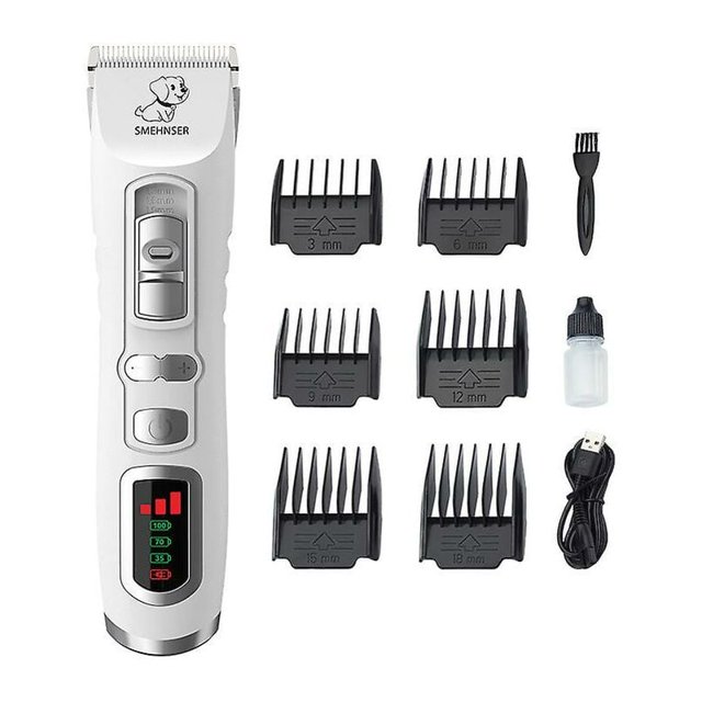 Dog Clipper - Professional 3 Modes Dog and Cat Clipper for Long and Thick Hair, Cordless Rechargeable Electric Clipper with 2200mAh Battery