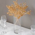 thumbnail image 4 of Efavormart 4 Pack Metallic Gold Artificial Baby's Breath Flower Bouquet, Decorative Gypsophila Floral Bushes Sprays - 13", 4 of 11