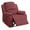 Red, variant on 39 Inch Fabric Power Recliner with USB Port Red - Saltoro Sherpi