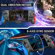 Switch Controller for Nintendo Switch/OLED, ESYWEN Replacement for Switch Joy Cons with Handheld Grip, Vibration, Built-in 6-Axis Gyro Joystick