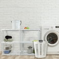 thumbnail image 4 of Gracious Living Easy Carry Flex Hamper, Ventilated Laundry Basket w/Handles, 4 of 9