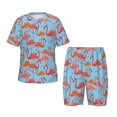 thumbnail image 1 of Balery Flamingo Conjunto de Pijama Infantil de Manga Corta con Estampado – Ropa de Dormir de Algodón Suave-Medium, 1 of 6