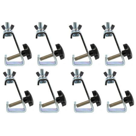 (8) American DJ Dura Clamp Heavy Duty Clamp for Light Bridge One Sys 1/2" Truss