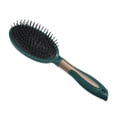 thumbnail image 1 of 1 cepillo para el pelo, cepillo para desenredar para mujeres y hombres, cepillo para el pelo para cabello liso, rizado, largo, corto, grueso, fino, seco, verde oscuro, plástico, 1 of 7