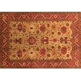 thumbnail image 1 of Ahgly Company Indoor Rectangle Oriental Orange Industrial Area Rugs, 3' x 5', 1 of 4
