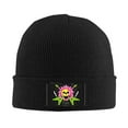 thumbnail image 2 of ZICANCN Punk Rock Playing Music Knit Beanie Hat, Winter Cap Soft Warm Classic Hats for Men Women, Black, 2 of 8