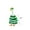 D-4D-home supplies, variant on LEFTHIGH Home Costume Christmas with Hat Dress Festive with Bells and Pom-poms Tree Red and Green Room Decor
