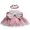 White Pink, variant on Canrulo Flower Girl Princess Dress Kids Baby Party Wedding Bridesmaid Pageant Birthday Pink 0-3 Months
