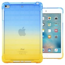 Allytech iPad Air 3rd Gen Case (10.5",2019), iPad Pro 10.5" Case, Silicone TPU Shock-absorbing Drop Proof Bumper Protection Defender Clear Back Cover for Apple 10.5" iPad Air 3/ Pro 10.5,Blue/Yellow