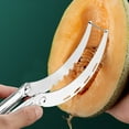 thumbnail image 6 of geerera 3-in-1 Stainless Steel Watermelon Slicer, Pineapple & Fruit Cutter Tool, Kitchen Gadget for Summer Fruits, 6 of 9