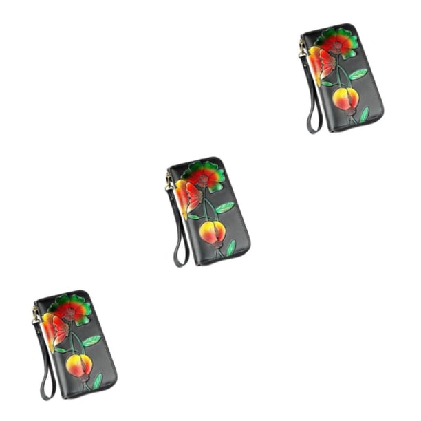 Sonducket Cartera de cuero para mujer, portátil, elegante, de repuesto, resistente al agua, elegante, para pasaporte, billetera, billetera con Type1 NO1
