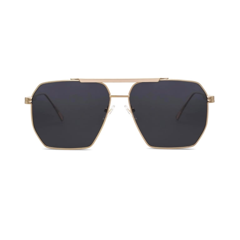 Oversized Vintage Classic Gold Wire Metal Frame Aviator  display picture 1