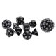 thumbnail image 1 of Juego de Dados Digitales de 10 Piezas Sunnimix para Juego de Rol Negro, 1 of 8