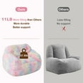 thumbnail image 5 of Giant Bean Bag Chair for Adults, 39/51” Colorful Bean Bag Sofa with Armrest, Soft Plush Foam Filled Beanbag Sofa for Living Room Bedroom Nursery, Pink, 5 of 8
