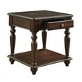thumbnail image 5 of Lexicon Lovington Wood 1 Drawer End Table in Espresso, 5 of 8