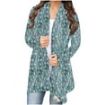 thumbnail image 1 of Cardigan Léger pour Femmes Manches Longues Ouvert devant Blouse Couverture de Plage Habillée Décontractée Veste d'Automne Vêtements, 1 of 5