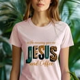 thumbnail image 5 of In the Morning Give Me Jesus and Coffee T-Shirt for Women, Faith Tee, Natural, Size S, 5 of 6